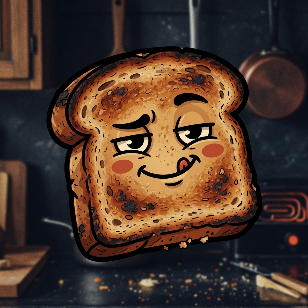 Sample toast mascot